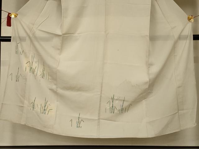平和屋着物*夏物 男性 訪問着 絽 勝虫 暈し染め キングサイズ 正絹 逸品 AABI4686jd