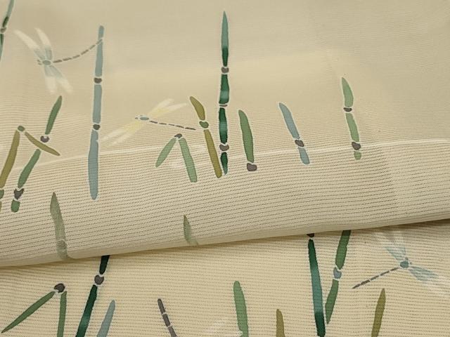 平和屋着物*夏物 男性 訪問着 絽 勝虫 暈し染め キングサイズ 正絹 逸品 AABI4686jd