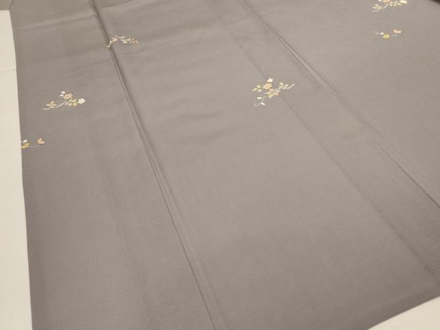 平和屋着物*夏物 小紋 絽 友禅 草花文 金彩 正絹 逸品 AABI4702jd