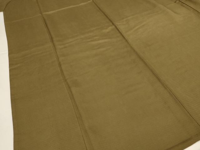 平和屋着物*夏物 色無地 絽 国防色 正絹 逸品 AABI4747jd
