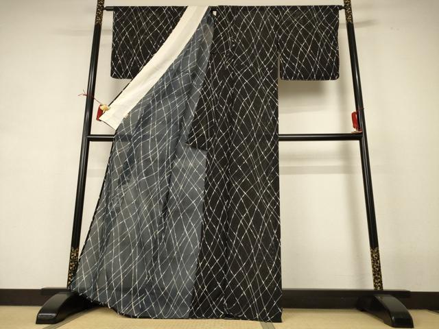 平和屋着物*夏物 小紋 絽 網目文 ますいわ屋扱い 正絹 逸品 AABI4758jd