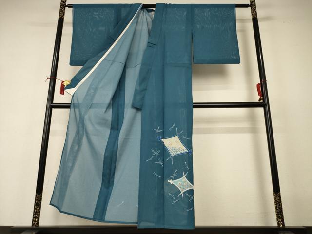 平和屋着物*夏物 色留袖 絽 千鳥 正絹 逸品 AABI4780jd