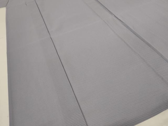 平和屋着物*夏物 色無地 絽 銀鼠色 正絹 逸品 AABI4798jd
