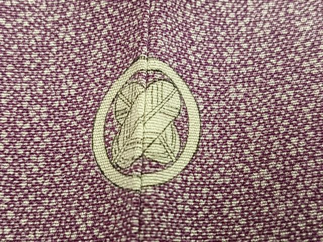 平和屋着物●江戸小紋 小花文 正絹 逸品 AABI4817ph