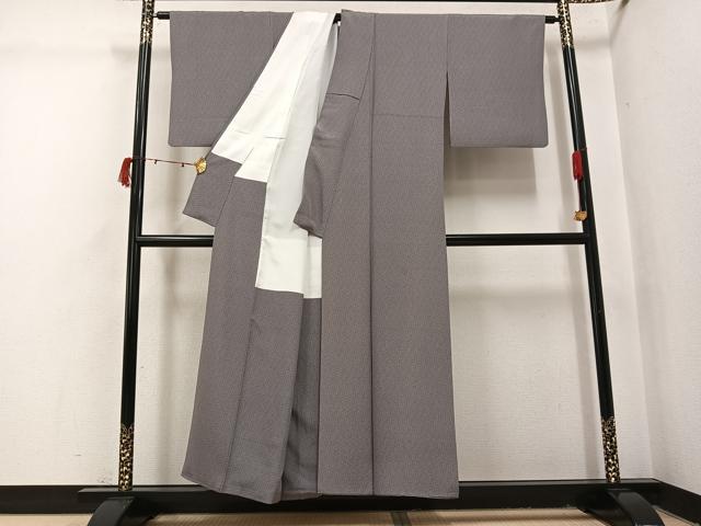 平和屋着物●江戸小紋 小花文 正絹 逸品 AABI4827ph