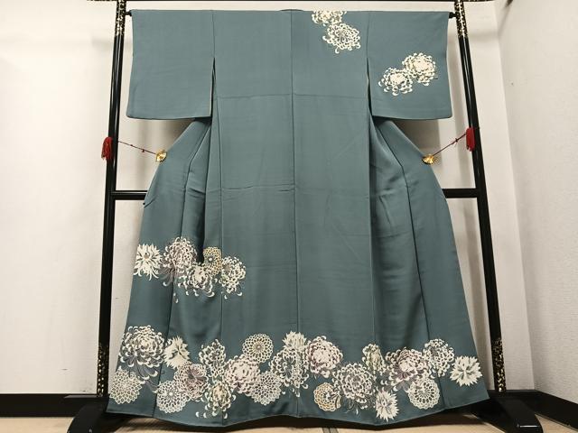 平和屋着物●訪問着 友禅 花尽くし 正絹 逸品 AABI4835ph