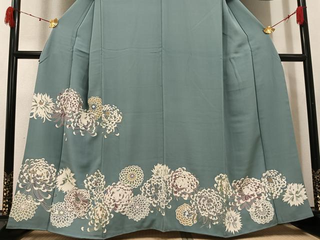 平和屋着物●訪問着 友禅 花尽くし 正絹 逸品 AABI4835ph