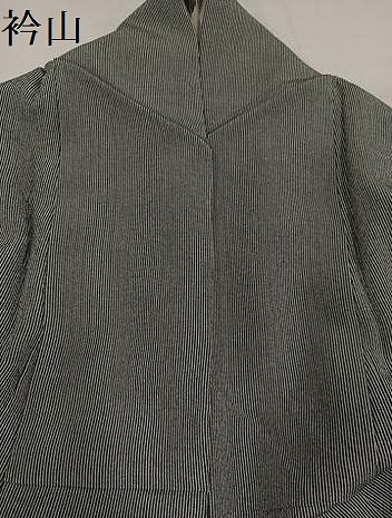 平和屋着物●江戸小紋 訪問着 作家物 染秀 寄せ小紋柄 正絹 逸品 AABI4853ph