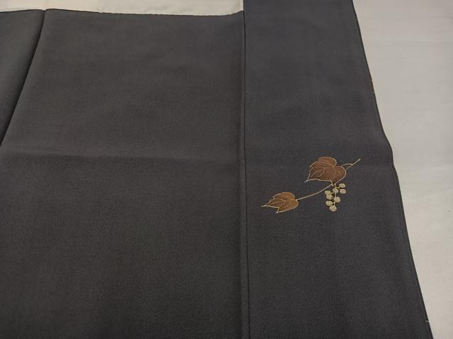 平和屋着物●訪問着 作家物 彩花 竹屋町刺繍 地紙草花文 金彩 正絹 逸品 AABI4854ph