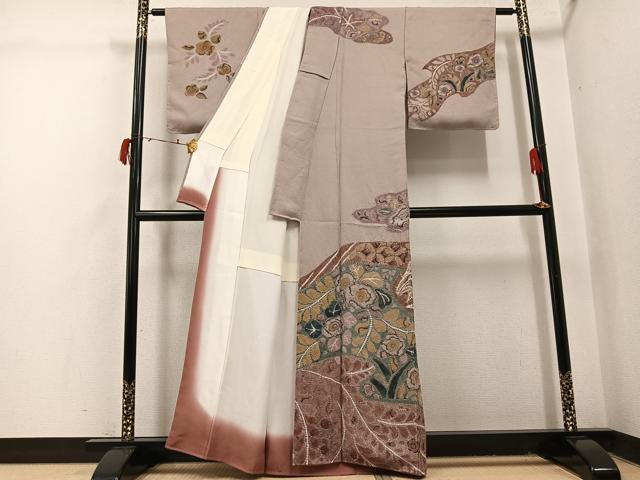 平和屋着物●訪問着 辻が花 絞り 正絹 逸品 AABI4875ph