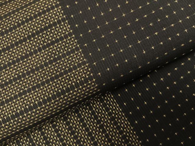 平和屋着物●本場大島紬 カタス7マルキ 間道 正絹 逸品 AABI4900ph
