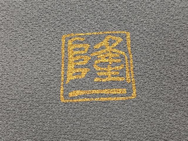平和屋着物●上質な色無地 作家物 銀鼠色 正絹 逸品 AABI4915ph