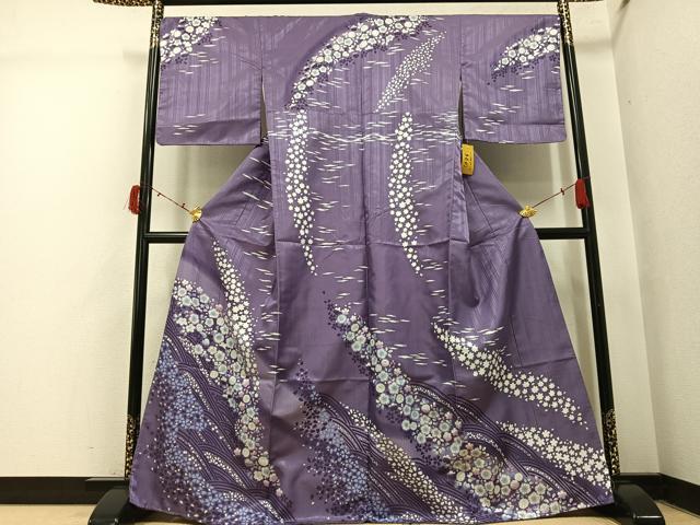 平和屋着物●訪問着 辻が花 洗える着物 未使用 AABI4958ph