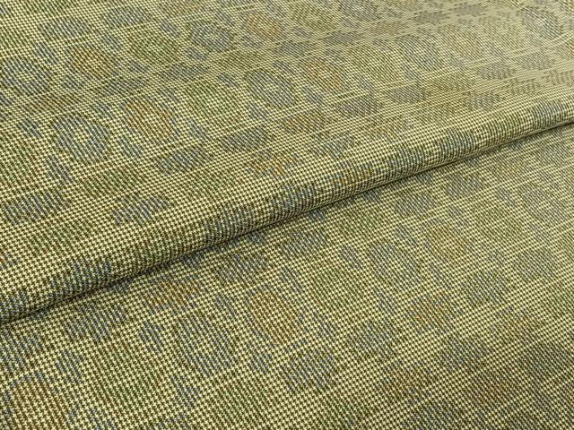 平和屋着物▽本場大島紬 単衣 7マルキ 横段花文 正絹 逸品 AABI4970jh