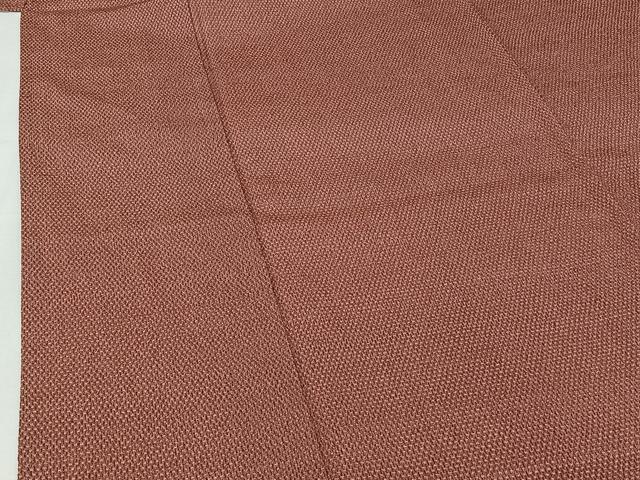 平和屋着物▽本塩沢 単衣 蚊絣 正絹 逸品 AABI4976jh