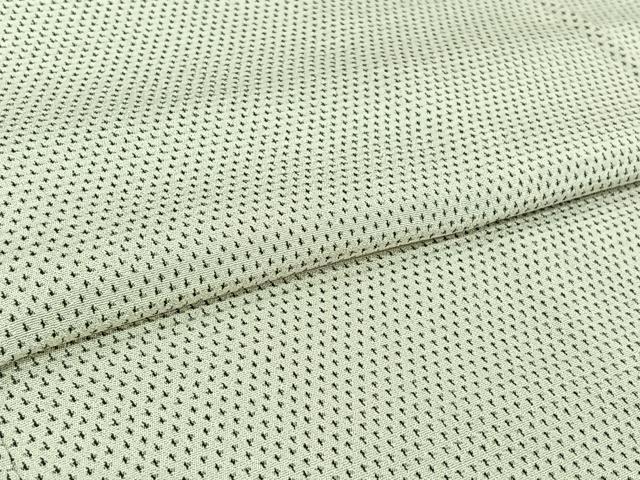 平和屋着物▽本塩沢 単衣 十字絣 証紙付き 正絹 逸品 AABI4980jh