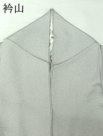 平和屋着物▽上質な色無地 単衣 暁鼠色 正絹 逸品 AABI5025jh