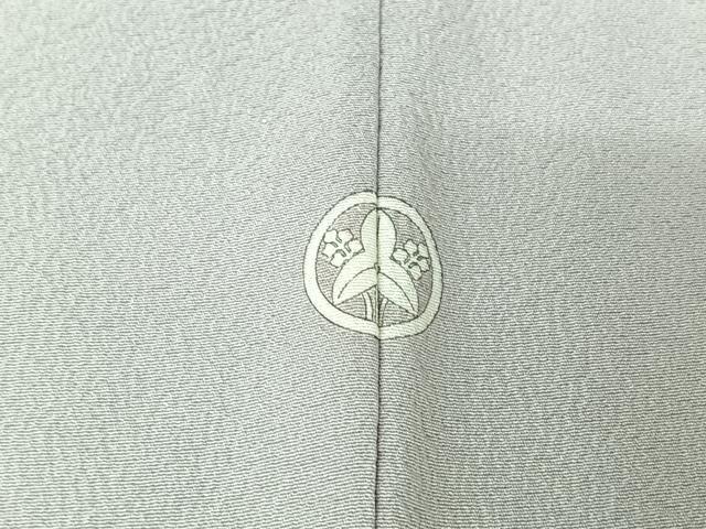 平和屋着物▽上質な色無地 単衣 暁鼠色 正絹 逸品 AABI5025jh