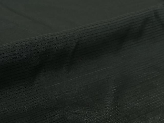 平和屋着物▽男性 羽織 黒紋付 暗黒色 正絹 逸品 AABI5030jh