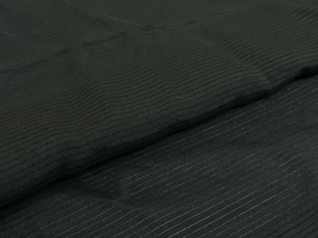 平和屋着物▽男性 羽織 黒紋付 暗黒色 正絹 逸品 AABI5030jh