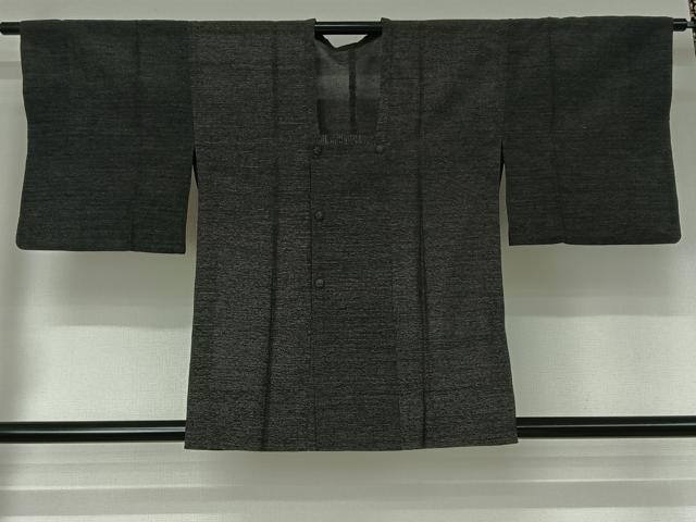 平和屋着物▽道行コート スリーシーズン 春夏秋 塵除け 霞文 正絹 逸品 AABI5046jh