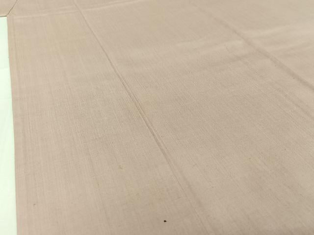 平和屋着物▽本場結城紬 重要無形文化財 単衣 薄桜色 証紙付き 正絹 逸品 AABI5071jh