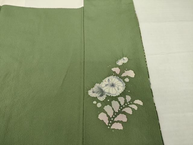 平和屋着物●豪華色留袖 作家物 辻が花 絞り 流水花文 暈し染め 金彩 正絹 逸品 AABI5091ck