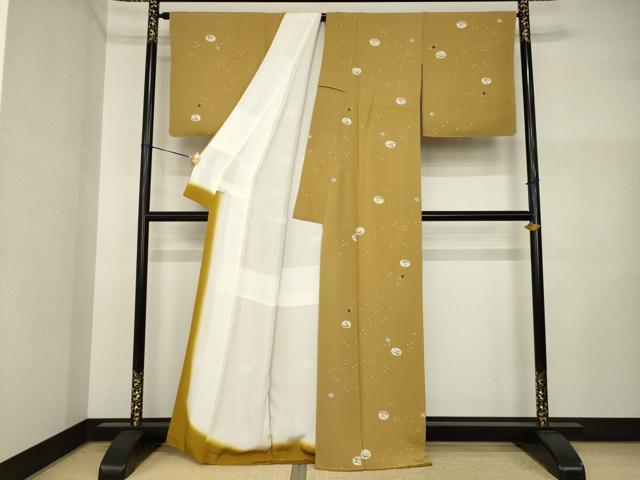 平和屋着物●上質な小紋 兎 正絹 逸品 AABI5102ck