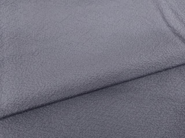 平和屋着物●上質な色無地 濃鼠色 正絹 逸品 未使用 AABI5114ck