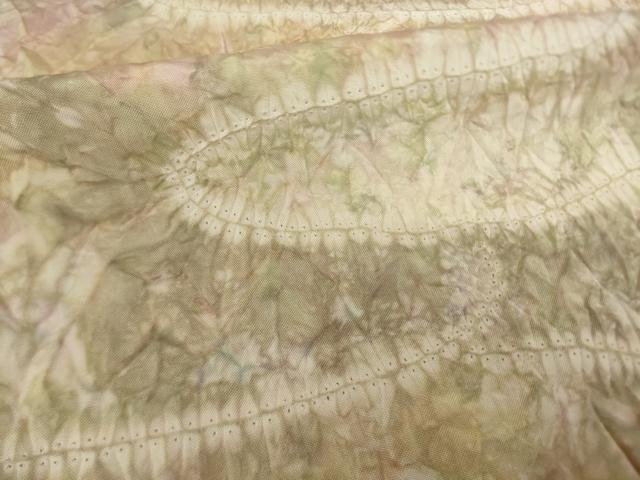 平和屋着物●本場大島紬 染大島 小紋 絞り 流水文 正絹 逸品 AABI5115ck