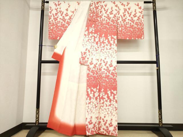 平和屋着物●訪問着 楓 正絹 逸品 AABI5123ck