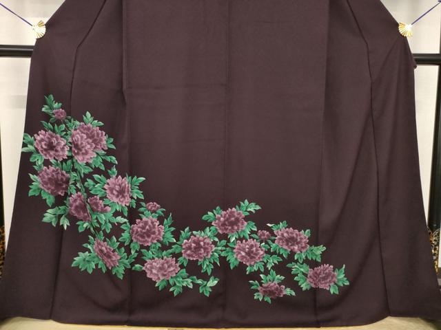 平和屋着物●訪問着 草花文 正絹 逸品 AABI5128ck