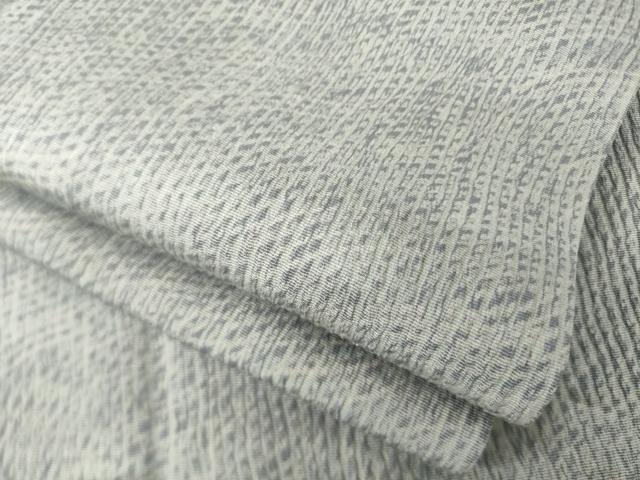平和屋着物●上質な小紋 よろけ縞 正絹 逸品 AABI5130ck