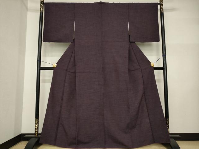 平和屋着物●上質な紬 霞文 正絹 逸品 AABI5135ck