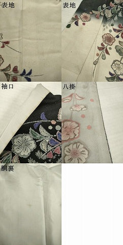 平和屋着物●訪問着 辻が花 絞り 暈し染め 正絹 逸品 AABI5138ck