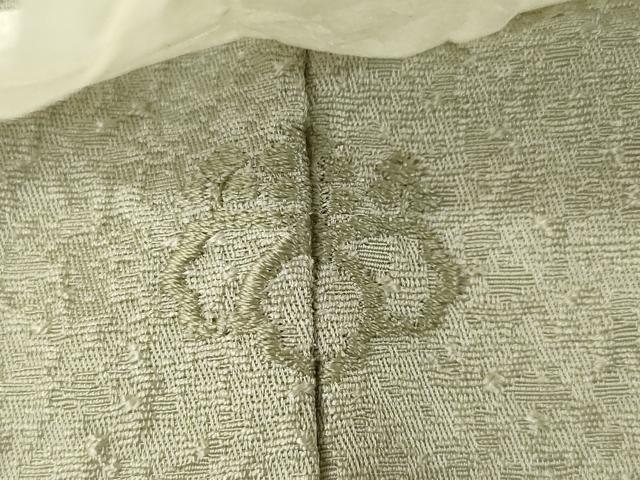 平和屋着物●上質な色無地 生壁色 正絹 逸品 未使用 AABI5152ck