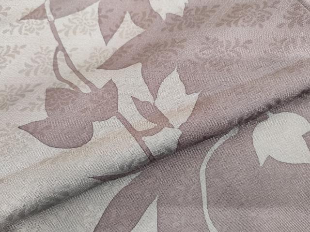 平和屋着物●京の匠日展作家 丹下雄介 訪問着 蔦の葉シルエット 正絹 逸品 AABI5181cs