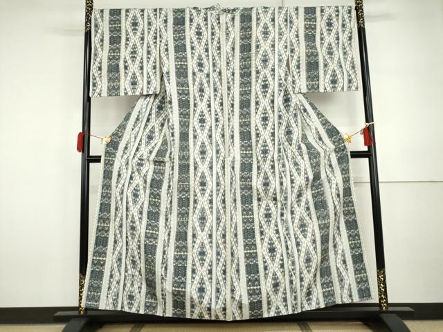 平和屋着物●上質な紬 花間道 正絹 逸品 AABI5203cs