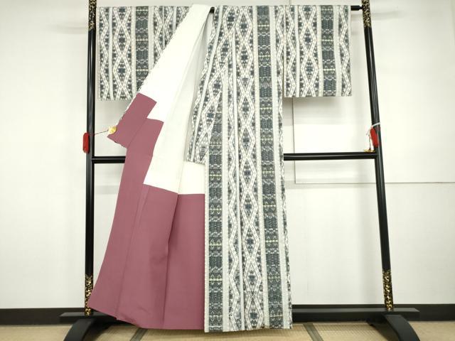 平和屋着物●上質な紬 花間道 正絹 逸品 AABI5203cs