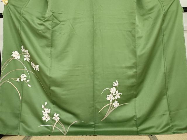 平和屋着物●訪問着 枝花文 金彩 正絹 逸品 未使用 AABI5219cs