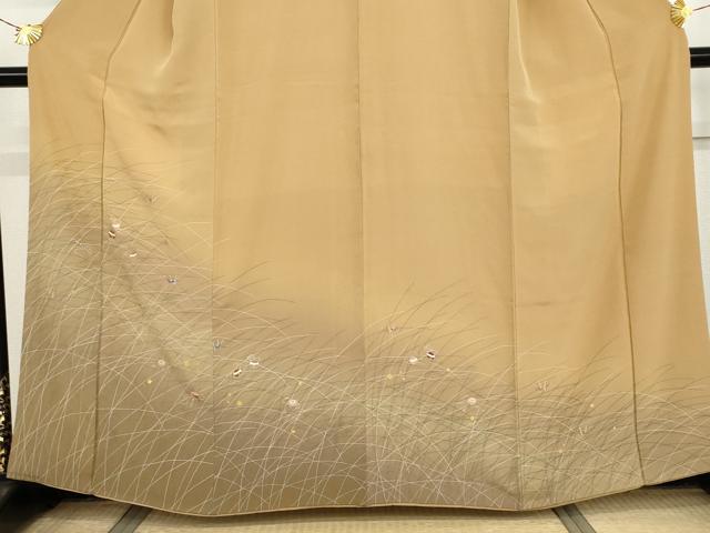 平和屋着物●訪問着 玩具文 暈し染め 金彩 正絹 逸品 AABI5224cs
