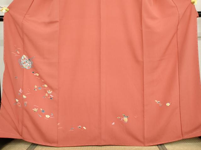 平和屋着物●訪問着 友禅 花篭文 正絹 逸品 未使用 AABI5234cs
