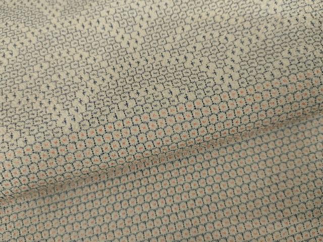平和屋着物●本塩沢 訪問着 青海波 正絹 逸品 AABI5255cs