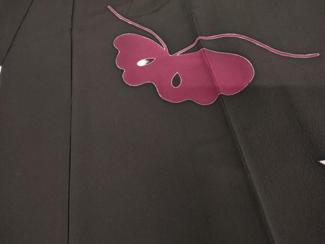 平和屋着物●世界的人形師 辻村寿三郎 ジュサブロー 振袖 花蝶文 暈し染め 正絹 逸品 AABI5267cs