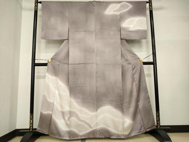 平和屋着物●訪問着 霞文 正絹 逸品 AABI5281ck