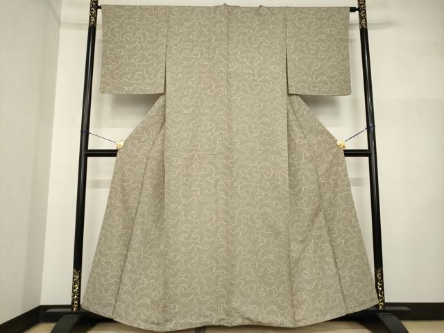 平和屋着物●上質な小紋 舞蝶尽くし 正絹 逸品 AABI5283ck