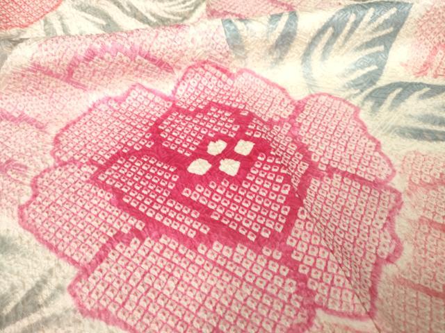 平和屋着物●豪華振袖 総絞り 青海波花文 正絹 逸品 AABI5308ck