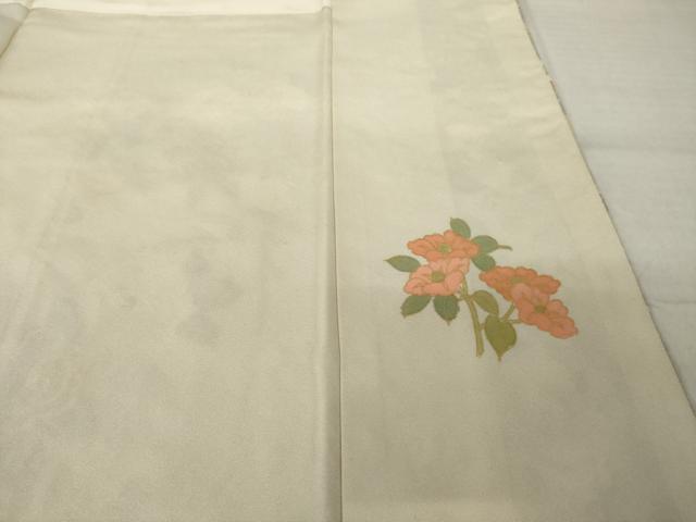 平和屋着物●訪問着 中国三大刺繍 汕頭刺繍 スワトウ刺繍 相良刺繍 枝花文 金彩 正絹 逸品 AABI5329ck