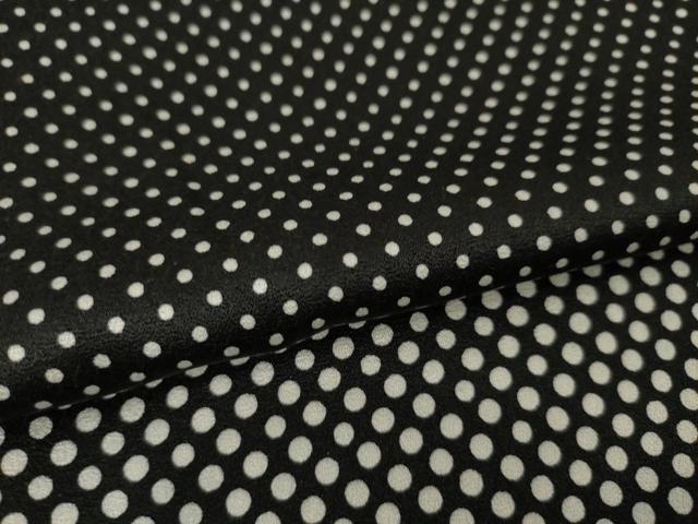 平和屋着物●訪問着 水玉文 黒地 ますいわ屋扱い 正絹 逸品 AABI5335ck