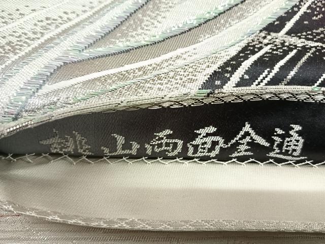 平和屋着物◎桃山両面全通柄袋帯 星座 金銀糸 正絹 逸品 AABI5577yx